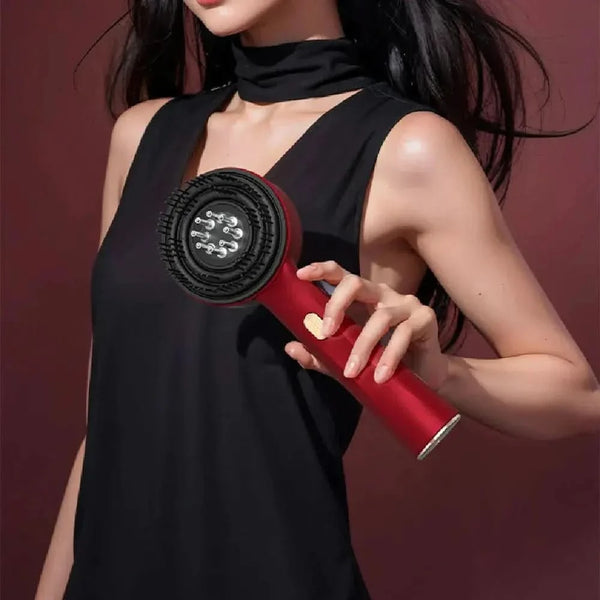 Electric Massage Comb | Scalp Care with Red Light Therapy & Adjustable Intensity - Glam Global UKGlam Global UK