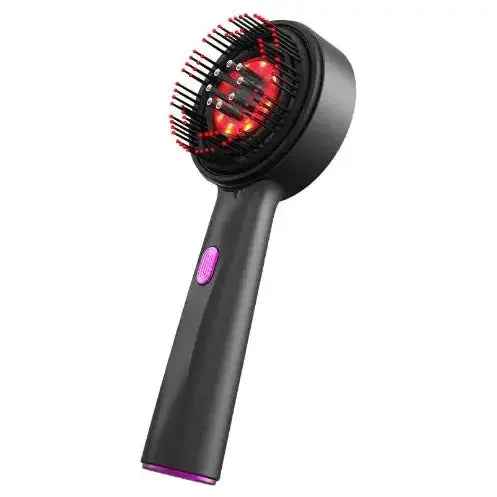 Electric Massage Comb | Scalp Care with Red Light Therapy & Adjustable Intensity - Glam Global UK