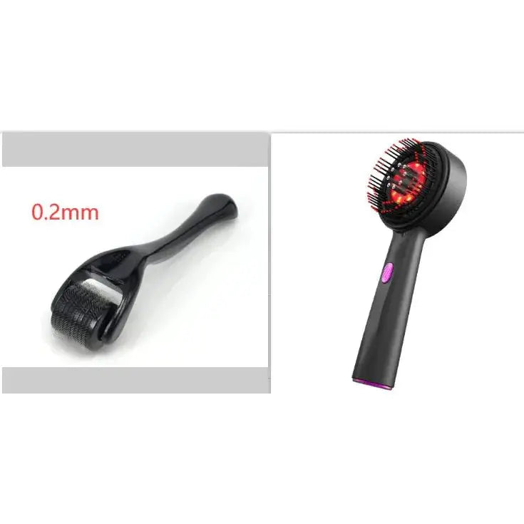 Electric Massage Comb | Scalp Care with Red Light Therapy & Adjustable Intensity - Glam Global UK