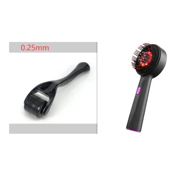 Electric Massage Comb | Scalp Care with Red Light Therapy & Adjustable Intensity - Glam Global UK