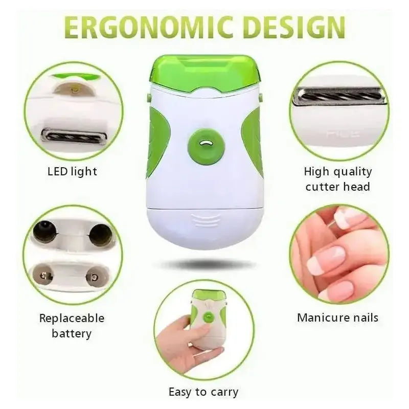 Electric Nail Trimmer & File - Glam Global UK