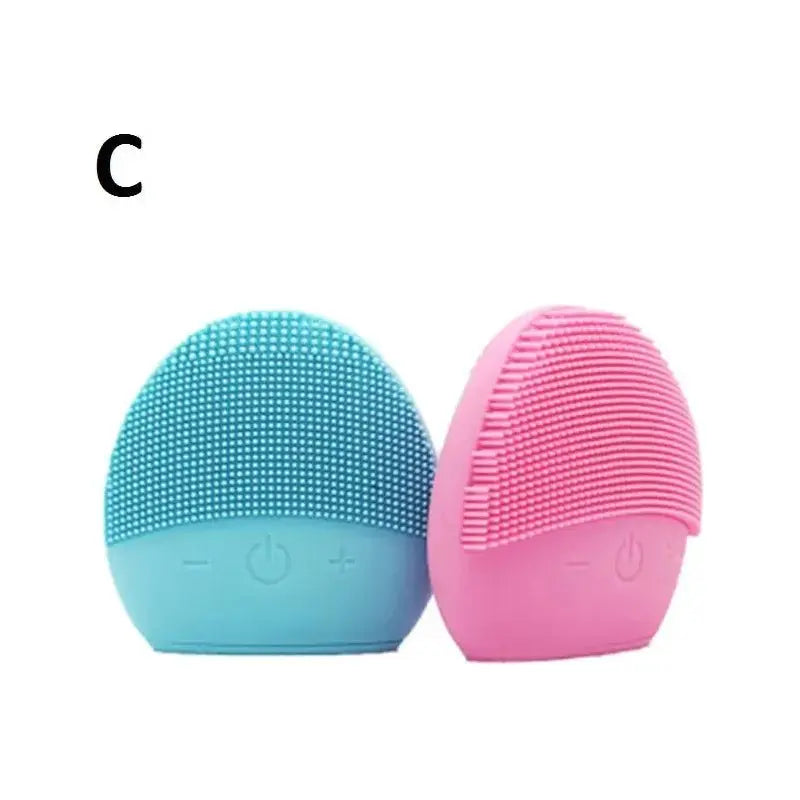 Electric Silicone Facial Cleanser Massager - Glam Global UK