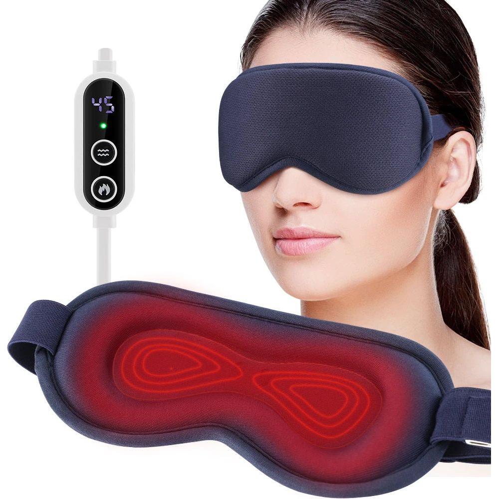 Electric Vibration Eye Massager Heated Eye Mask - Glam Global UK