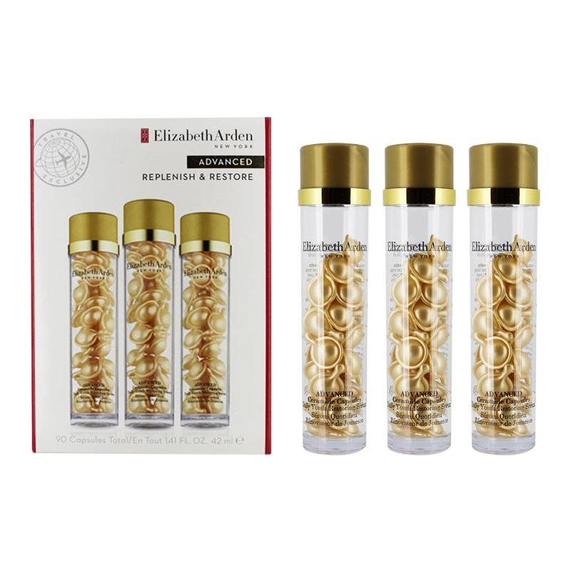 Elizabeth Arden Ceramide Capsules Serum 90 Advanced Replenish & Restore Set - Glam Global UK