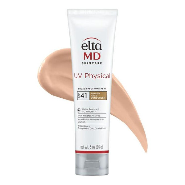 EltaMD UV Physical Broad-Spectrum Tinted SPF 41 - 85g | Mineral Sunscreen for Sensitive Skin