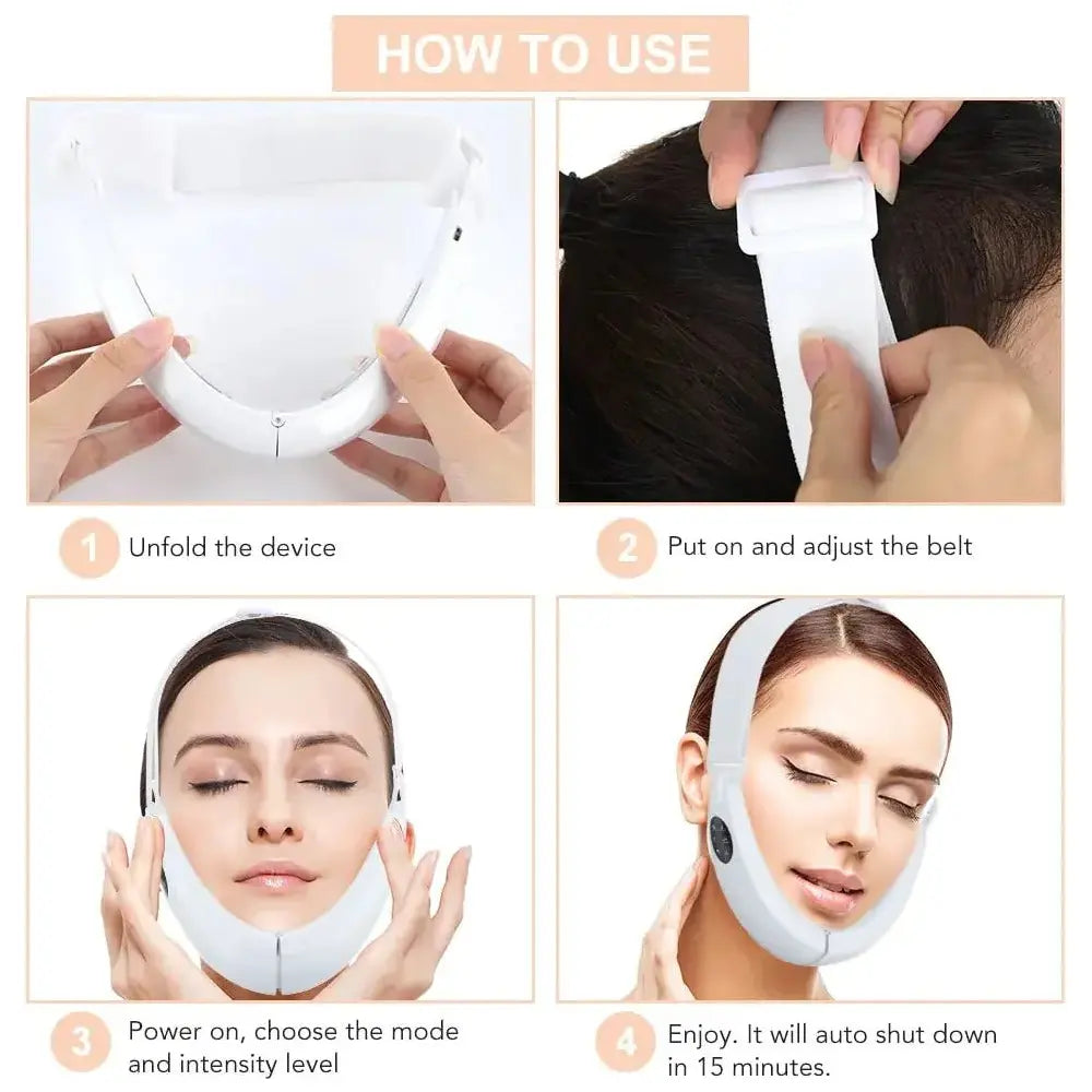 Ems Facial Lifting Device Led Photon Therapy - Glam Global UK