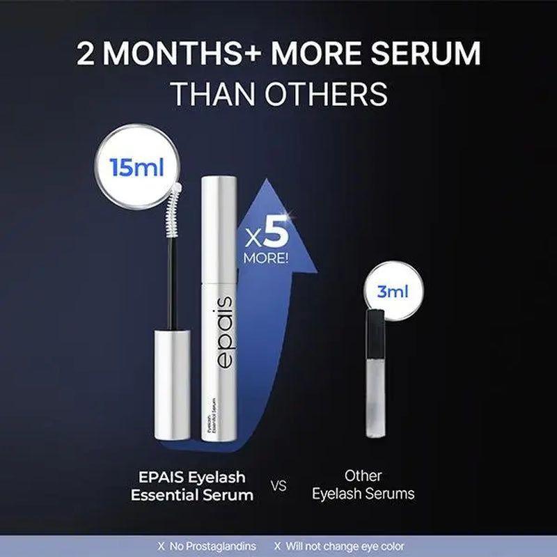 EPAIS Essential Eyelash Growth Serum, Jumbo Size 15ml - Glam Global UKEPAIS