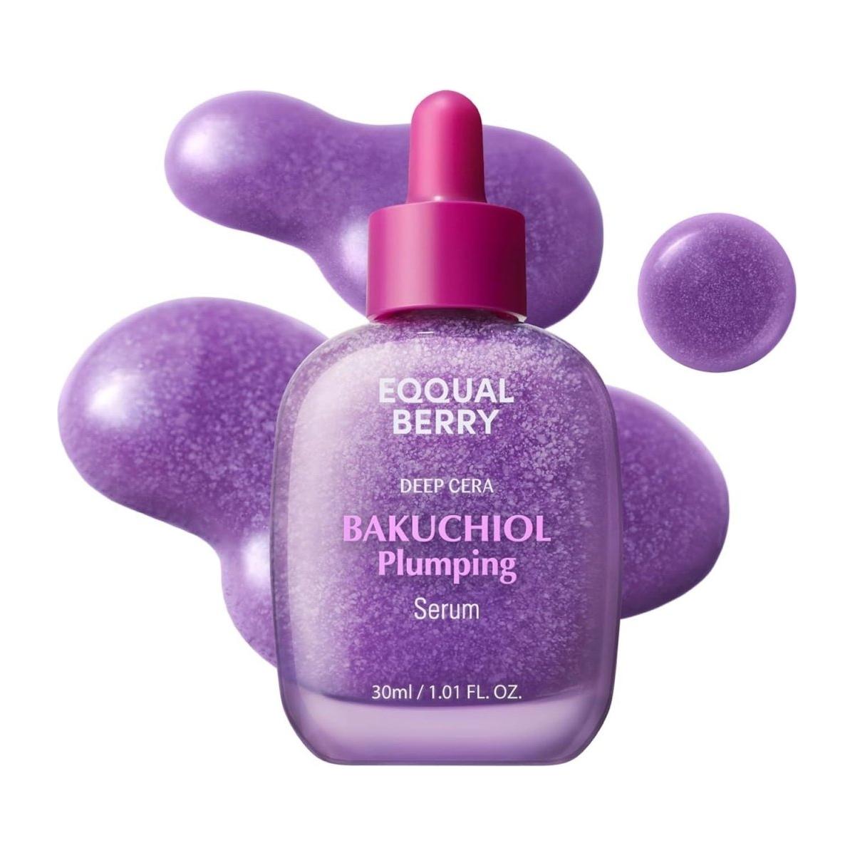 EQQUALBERRY Bakuchiol Plumping Serum 1.01 fl oz - 30 ml - Glam Global UK