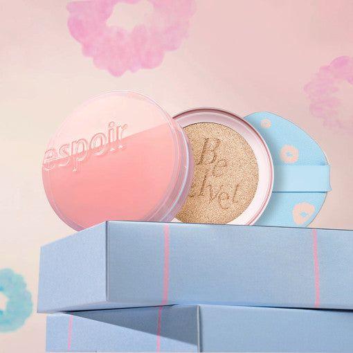 espoir PRO TAILOR BE VELVET COVER CUSHION NEW CLASS CHERRY BLOSSOM EDITION SPF34 PA++ 13g+13g(Rifill) - Glam Global UKespoir