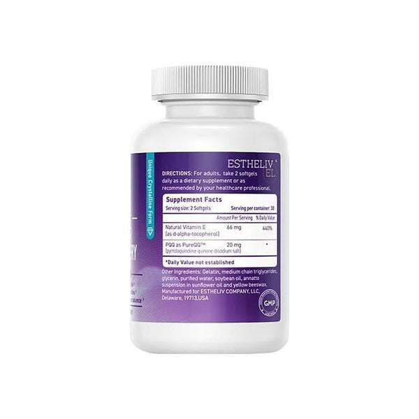 ESTHELIV PQQ Cellular Skin Recovery Softgel 60 capsules - Glam Global UKESTHELIV