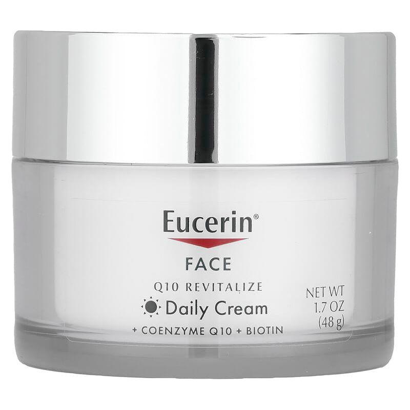 Eucerin, Q10 Revitalize Daily Cream, Face, Fragrance Free, 1.7 oz (48 g) - Glam Global UK