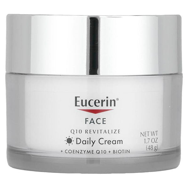 Eucerin, Q10 Revitalize Daily Cream, Face, Fragrance Free, 1.7 oz (48 g) - Glam Global UKEucerin