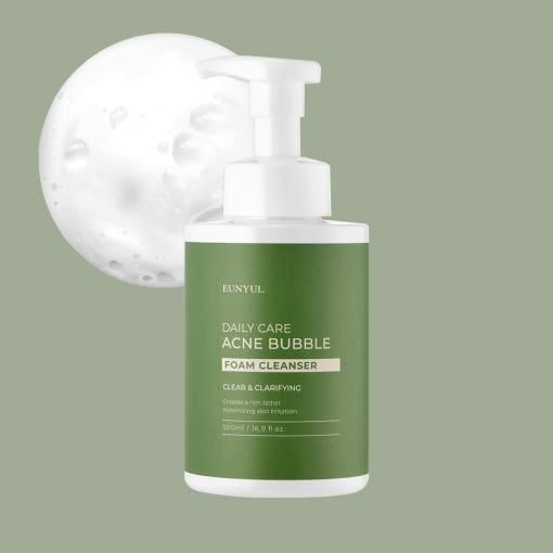 EUNYUL Daily Care Acne Bubble Foam Cleanser 500ml - Glam Global UK