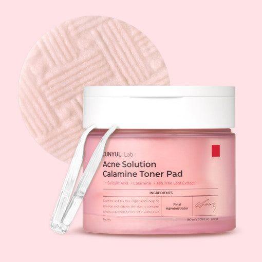 Eunyul Lab Acne Solution Calamine Toner Pad 60ea/180ml - Glam Global UKEUNYUL