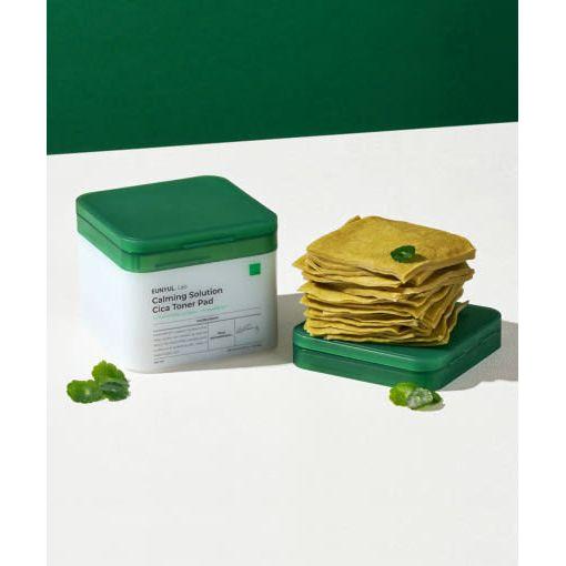 EUNYUL Lab Calming Solution CICA Toner Pad 60ea/190ml - Glam Global UKEUNYUL