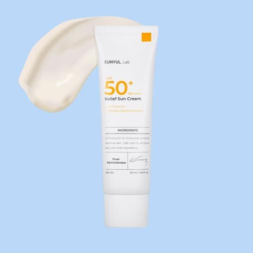 EUNYUL Lab Relief Sun Cream SPF50+ PA++++ 50ml - Glam Global UK