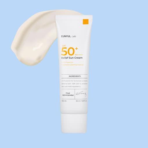 EUNYUL Lab Relief Sun Cream SPF50+ PA++++ 50ml - Glam Global UKEUNYUL