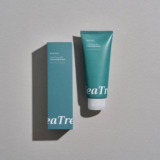 EUNYUL Time Foam Me Tea Tree Cleansing Foam 150ml - Glam Global UKEUNYUL