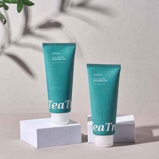 EUNYUL Time Foam Me Tea Tree Cleansing Foam 150ml - Glam Global UK