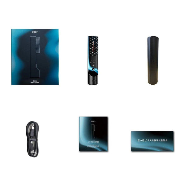 EVEL Micro - current Pulse Comb Beauty Device - Glam Global UKEVEL
