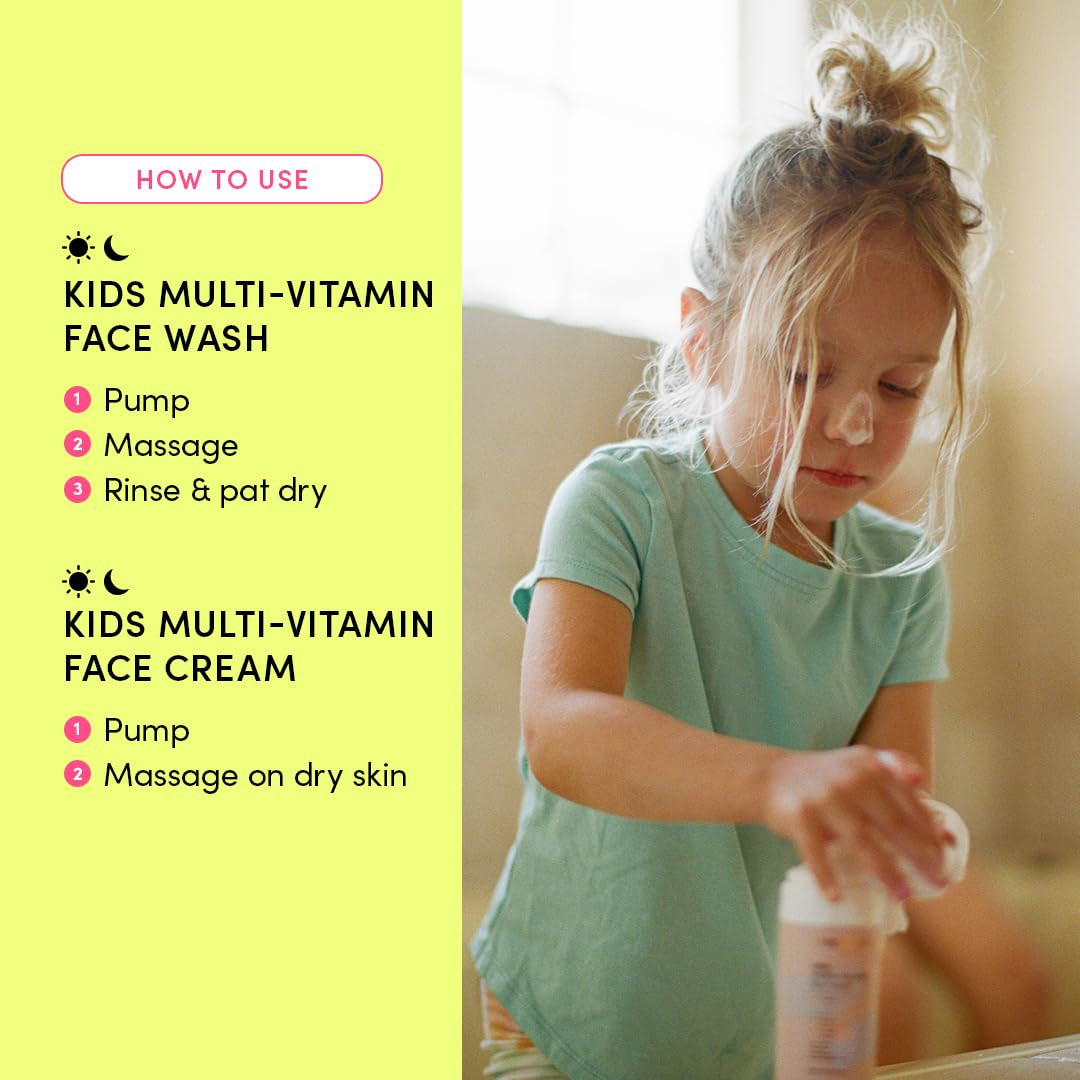 Evereden Kids Routine Bundle – Face & Hair Care Set | Clean, Gentle Skincare & Haircare for Children 3+