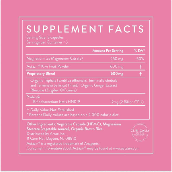 Arrae Constipation Relief Capsules – 45 Capsules | Fast, Gentle, Non-Habit Forming Digestive Support