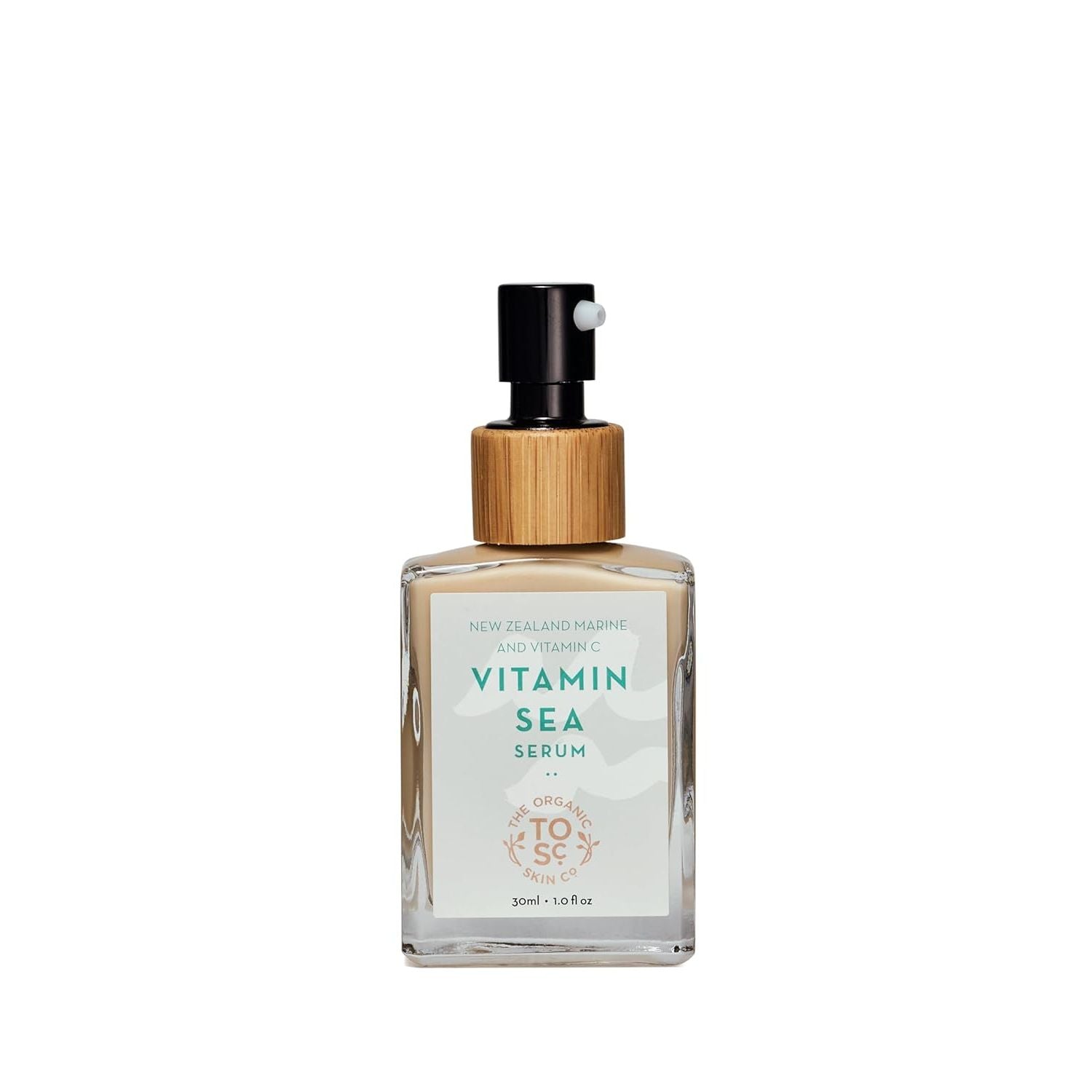The Organic Skin Co. Vitamin Sea Serum – 30ml | Brightening, Collagen-Boosting Vitamin C Serum