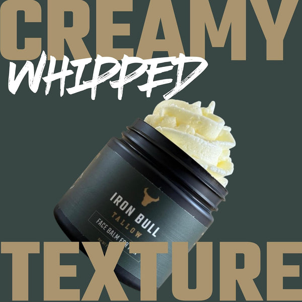 Beef Tallow Face Moisturizer for Men. Anti-Aging with Hyaluronic Acid for Wrinkles. Grass-Fed Beef Tallow Skin Balm & Jojoba Oil for All Skin Types. Natural Formula with a Clean Scent - 2 Oz