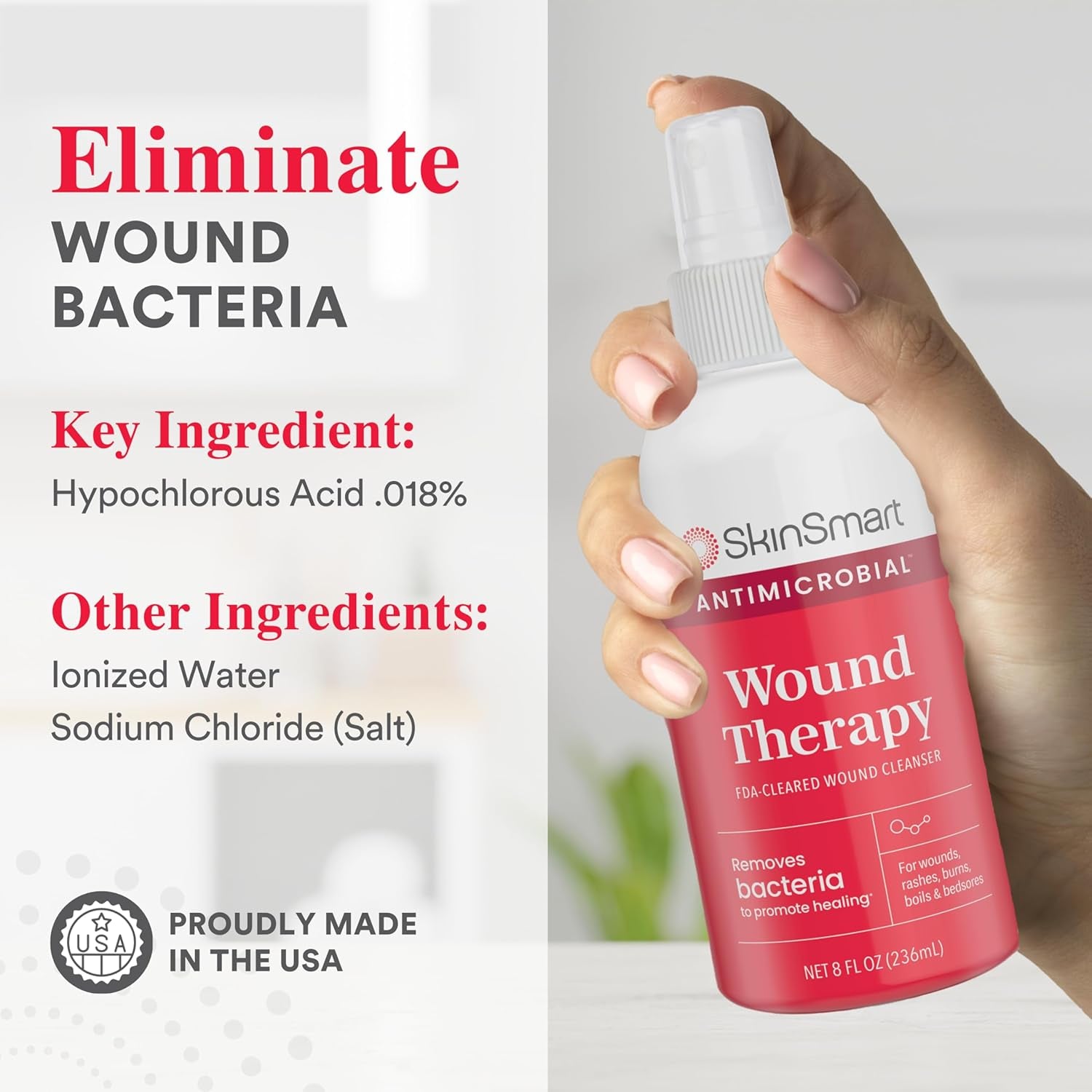 SkinSmart Antimicrobial Wound Therapy - 236ml