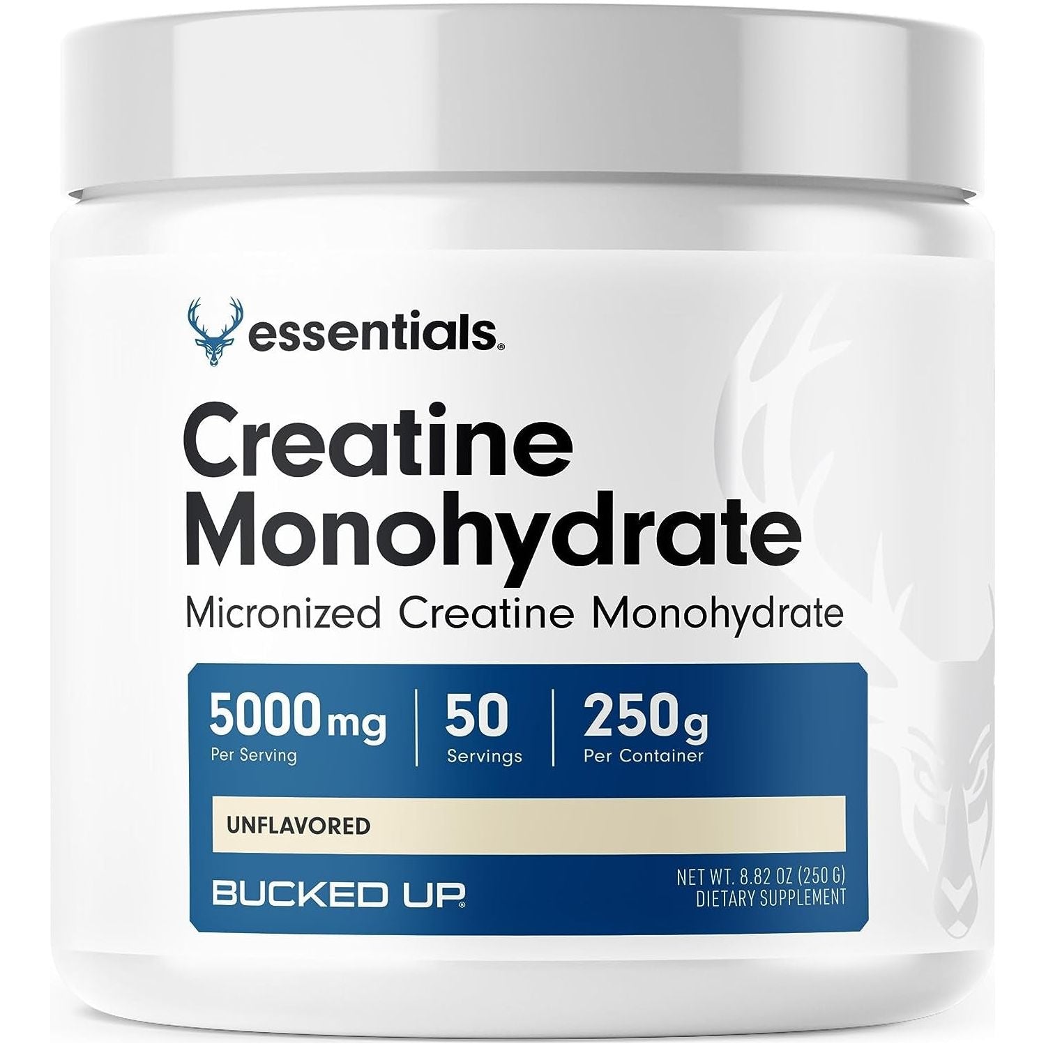 Bucked Up Creatine Monohydrate Dietary Supplement 8.82 Oz - 450g 