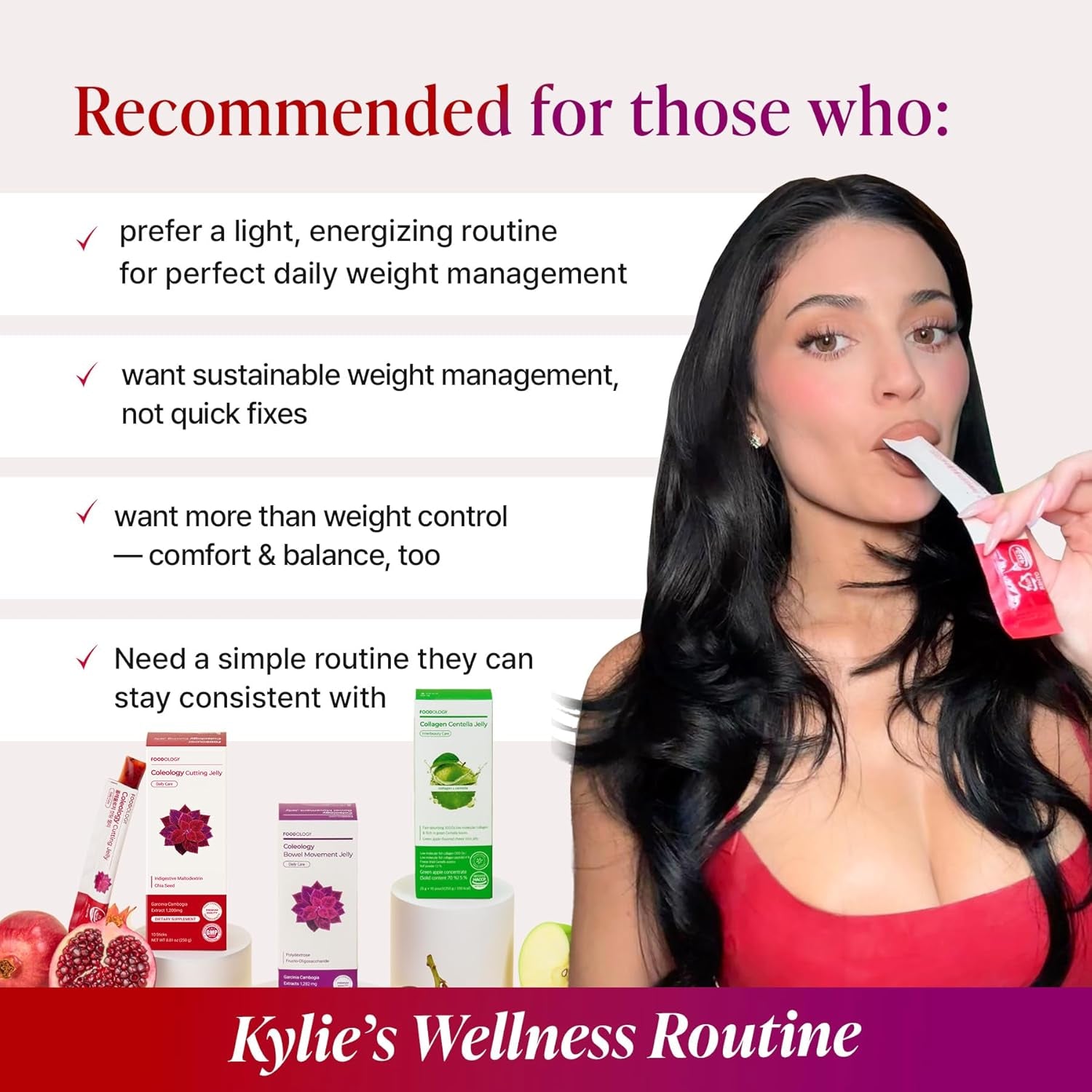 Stick Jelly Trio: Cutting Jelly & Bowel Movement Jelly & Collagen Jelly, Dietary Fiber Supplement Set, for Weight Management, Boosting Metabolism & Promoting Regularity, Travel Essential