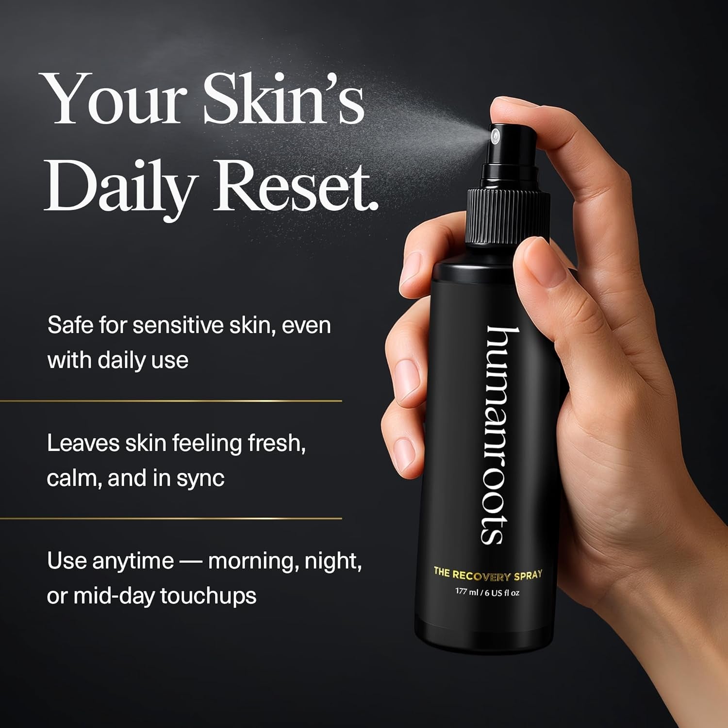 humanroots Hypochlorous Acid Spray, The Recovery Spray - 177ml