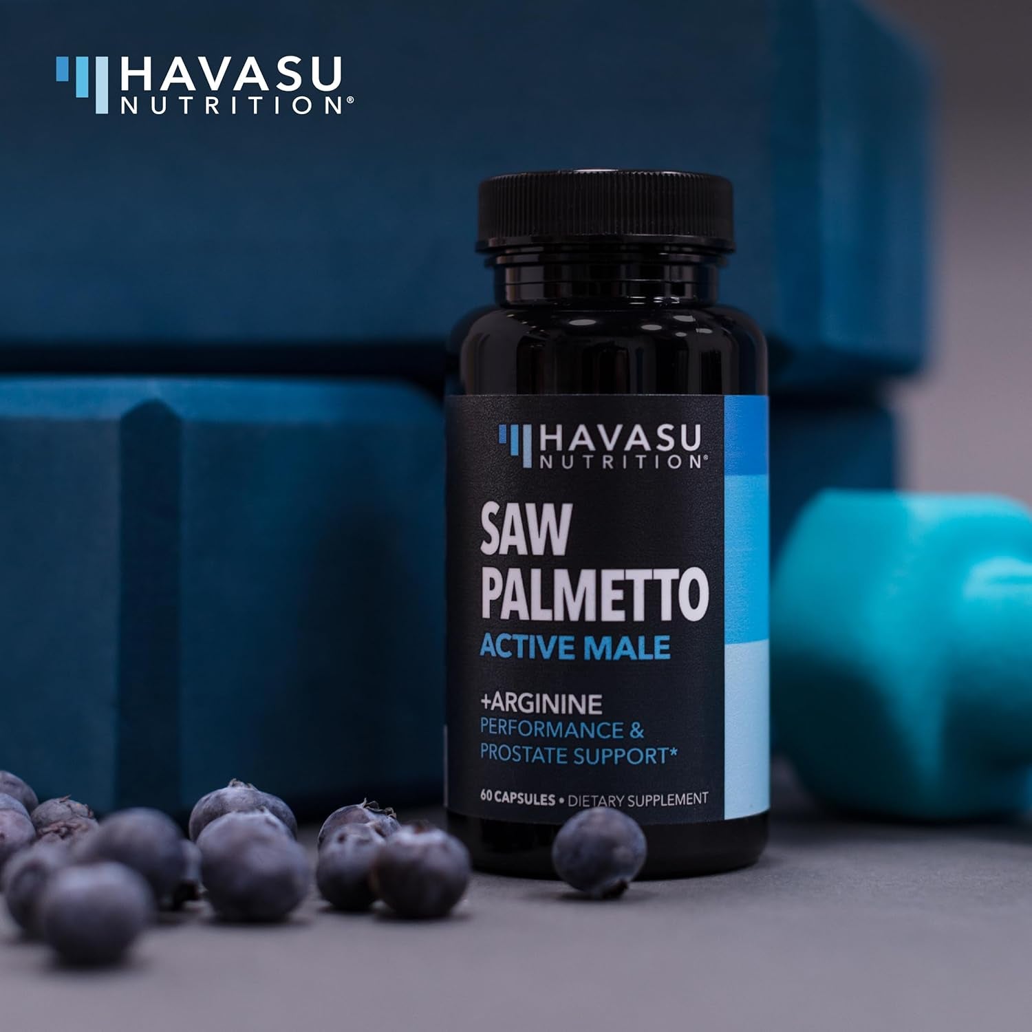 HAVASU NUTRITION Saw Palmetto Active Male – 60 Capsules | Prostate, Performance & Hair Support