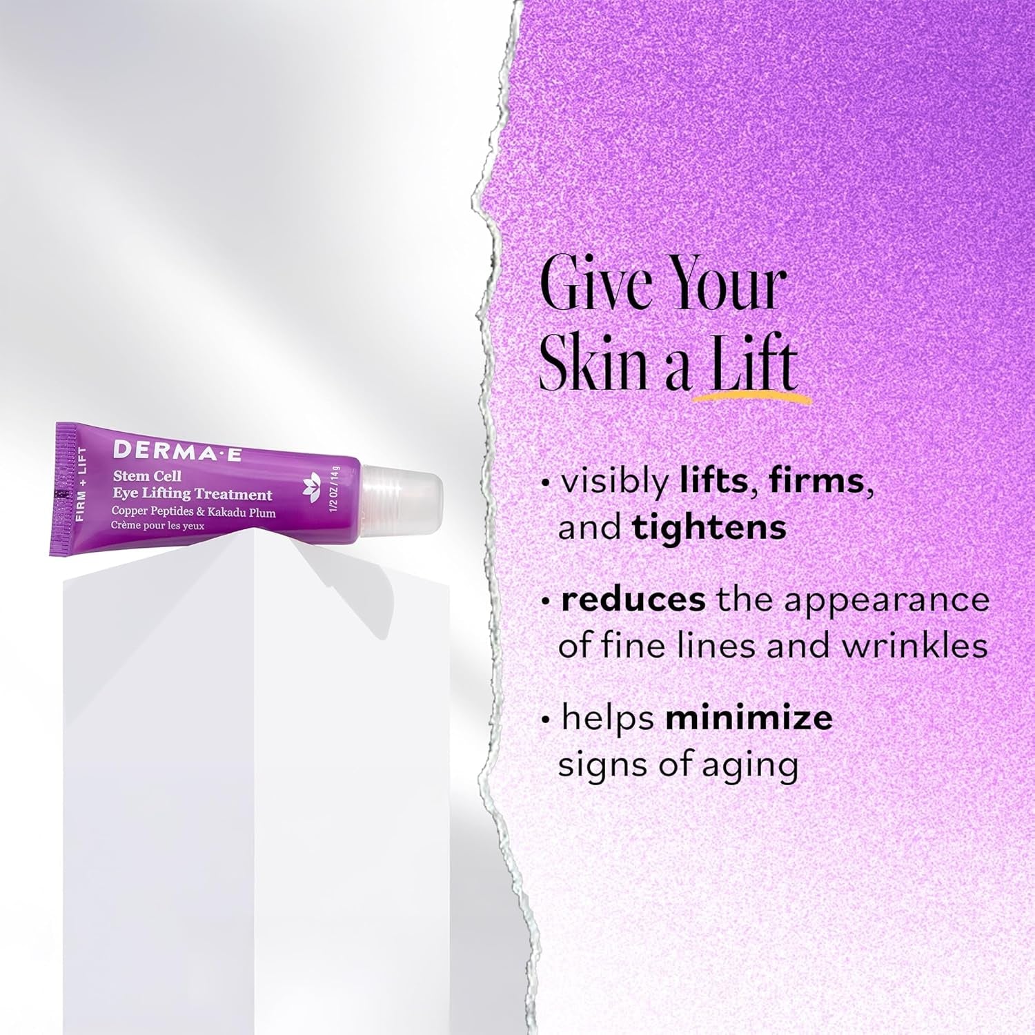 Derma E Stem Cell Eye Lifting Treatment – 14g | Firming, Lifting & Anti-Aging Eye Care