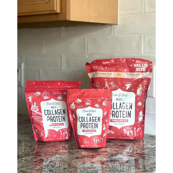 Mama Natural  Multi Collagen Protein, Unflavored - 454g
