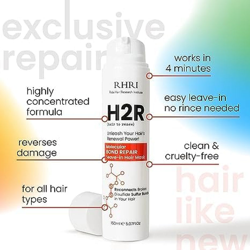 Hair Mask for Damaged Hair | Leave in Hair Mask | Molecular Bonding for Hair Growth, Thinning & Split Ends | Rapid Repair for Damage from Bleach, Chemicals & Heat | Frizz Control Hair Treatment