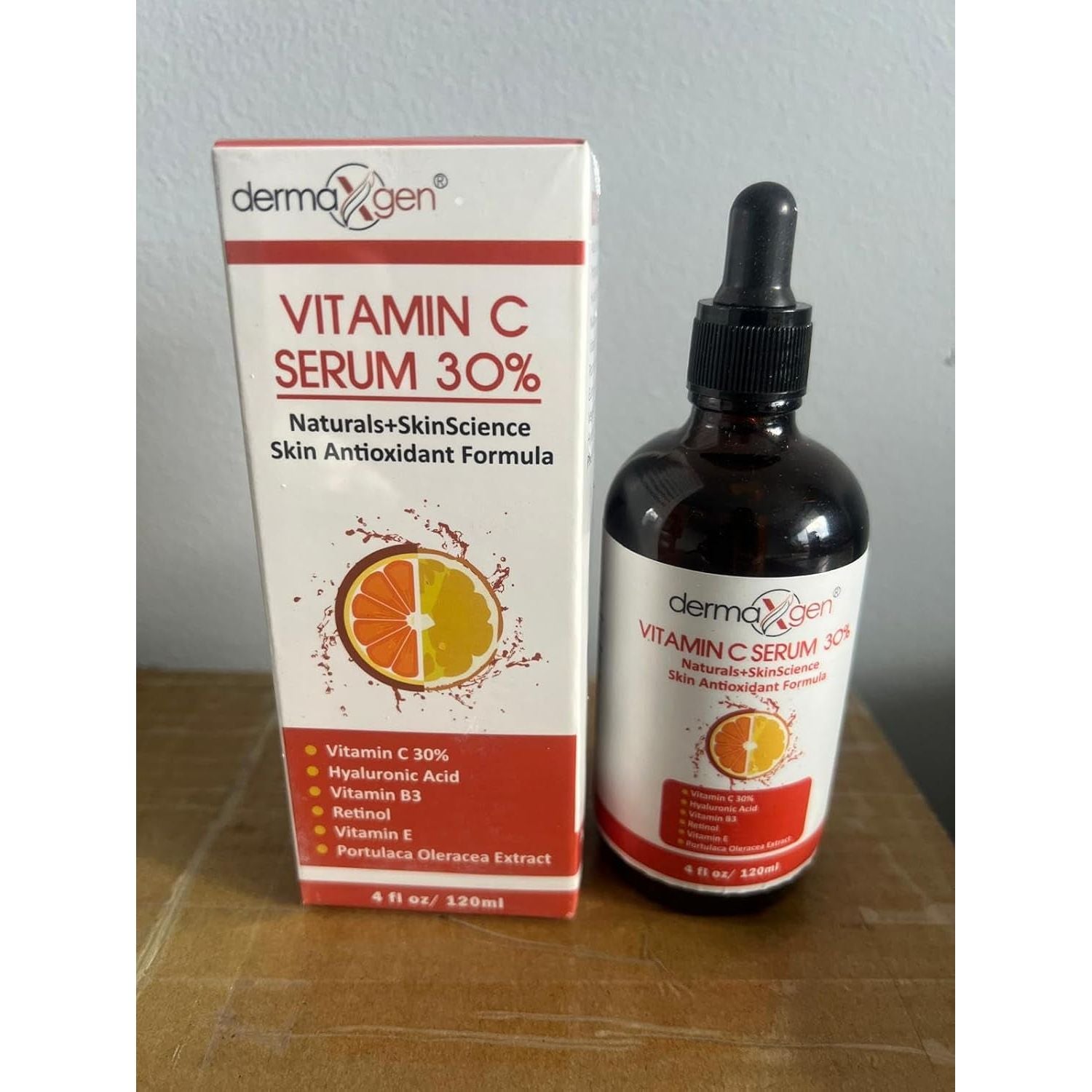 DERMAXGEN Vitamin C Serum 30% – 120ml | Brighten, Firm & Restore Radiance Naturally