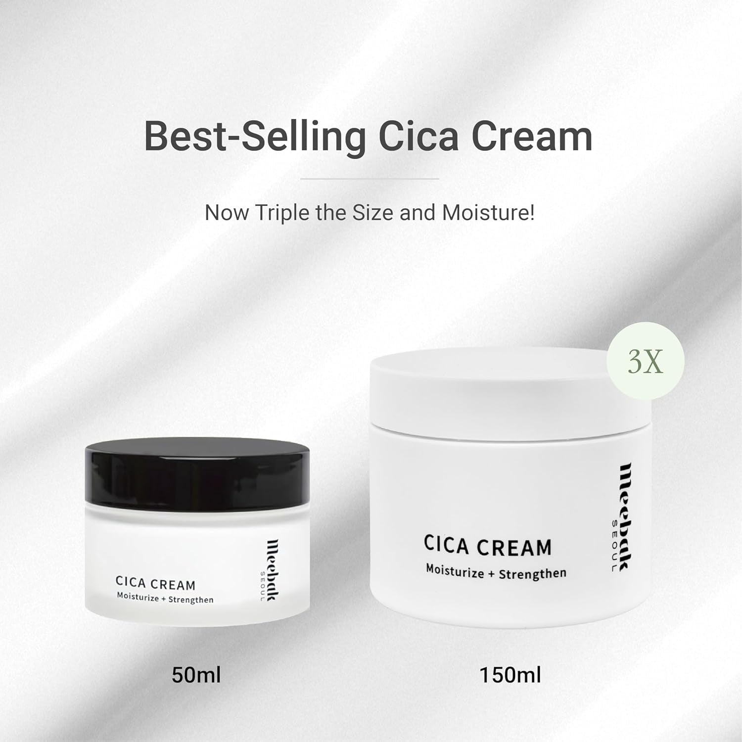 Meebak Cica Cream – 50ml | Calming, Hydrating & Anti-Aging