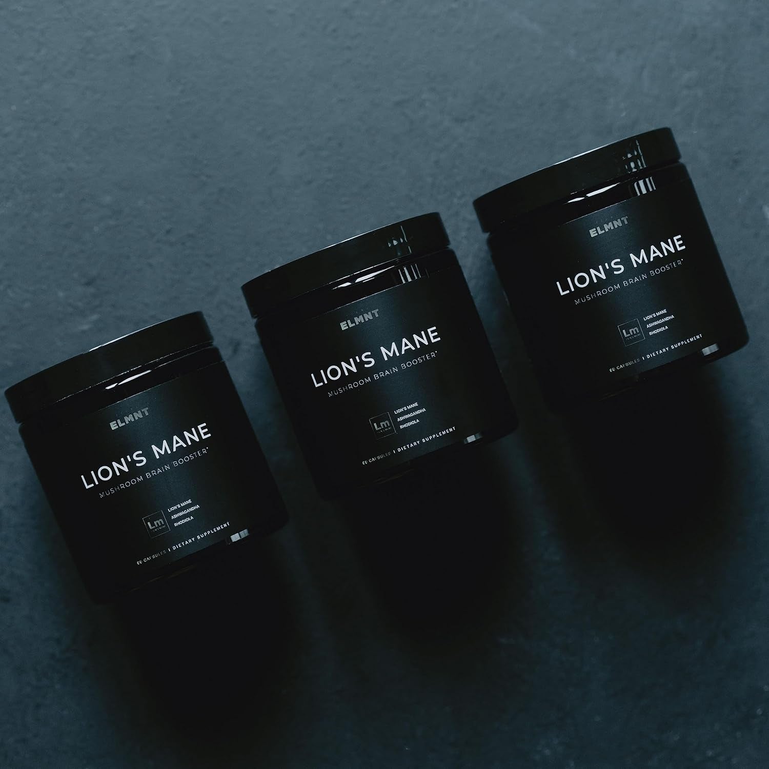 TERRA ELMNT Lions Mane Mushroom Brain Booster - 60 Capsules