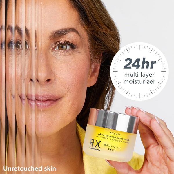 Beekman 1802 Milk RX Advanced Better Aging Cream – 50ml | Anti-Aging, Firming & Hydrating Skincare