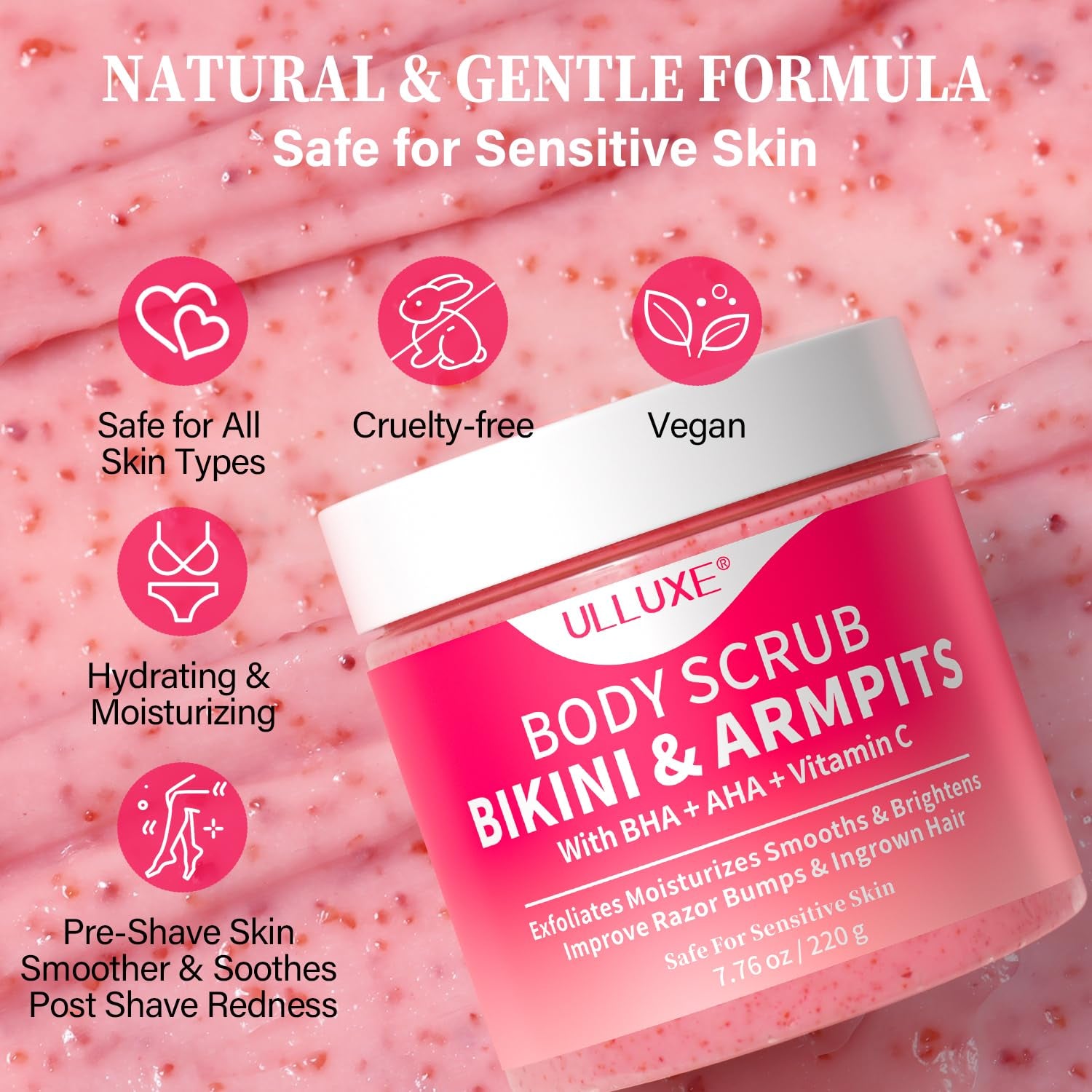 ulluxe Body Scrub Bikini & Armpits - 220g