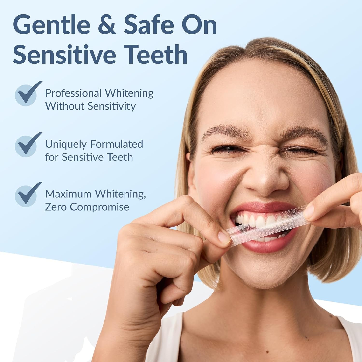 DR.DENT Professional Teeth Whitening Strips – 22 Treatments (44 Strips) | Advanced Whitening, Stain Removal & Enamel Protection