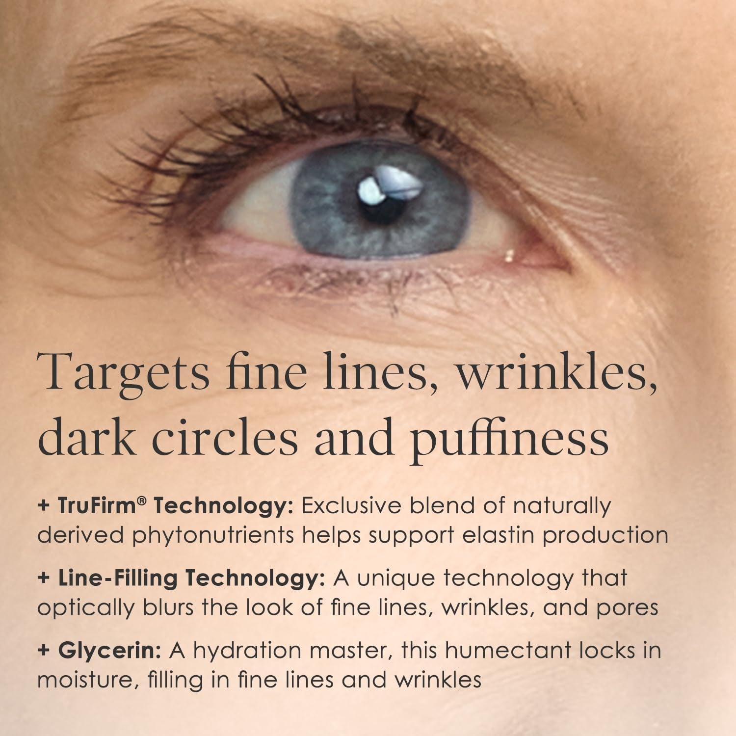 BODY FIRM Crépe Erase Flaw-Fix Eye Cream – 15ml | Instant Firming, Brightening & Anti-Aging Eye Treatment