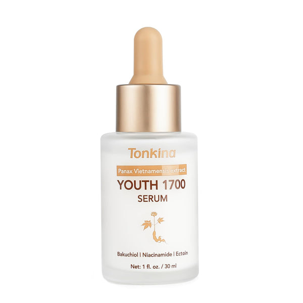 Tonkina Youth 1700 Serum – 30ml | Gentle Bakuchiol Retinol Alternative for Radiant, Youthful Skin