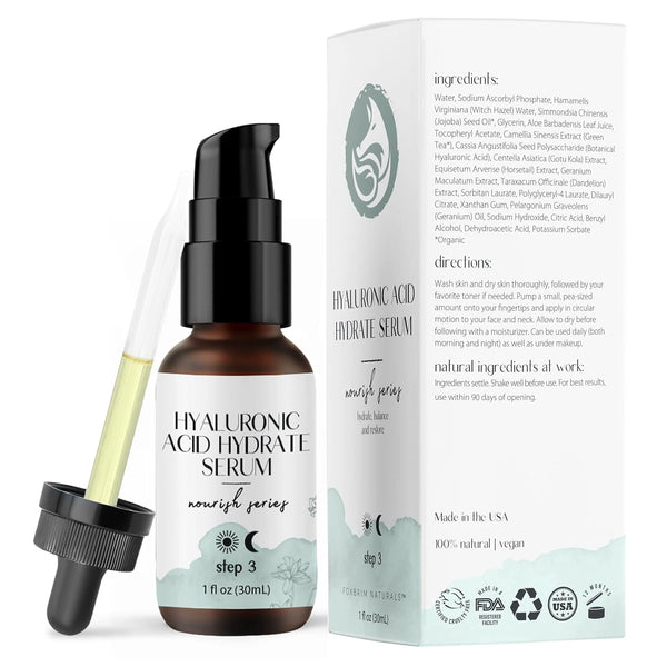 Foxbrim Naturals Hyaluronic Acid Serum – 30ml | Deep Hydration & Anti-Aging Care