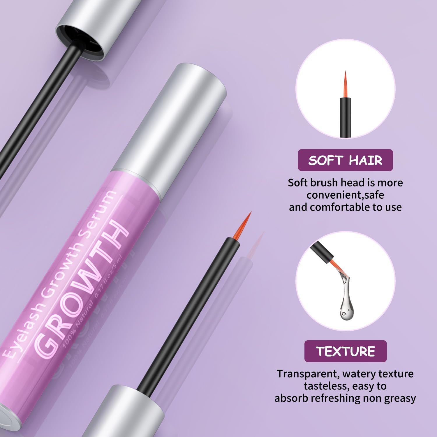 Sobetuar Eyelash Growth Serum – 5ml | Longer, Fuller, Thicker Lashes in 4 Weeks