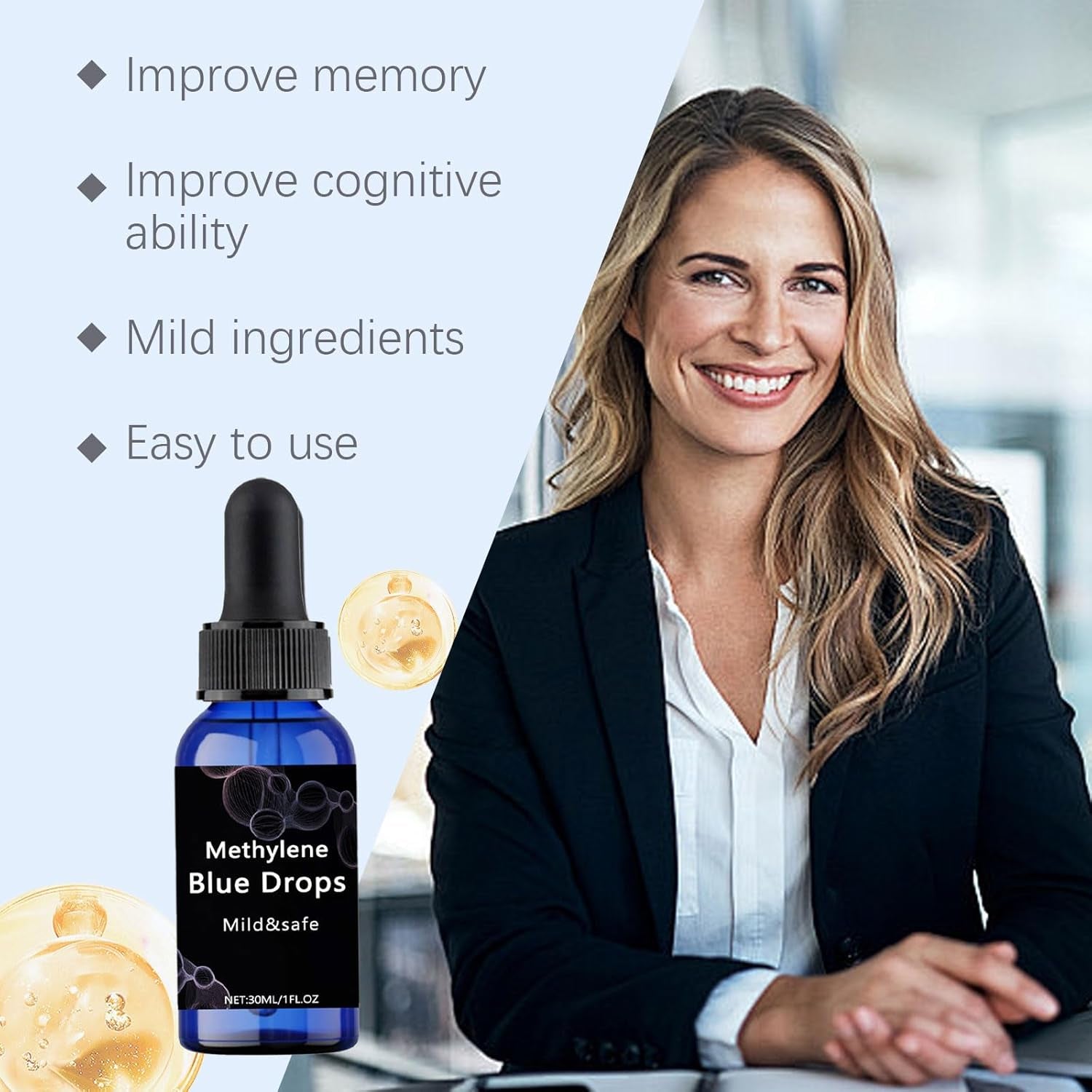 Rulinal Methylene Blue Drops – 30ml | Mild, Safe & Effective Energy + Mitochondrial Support