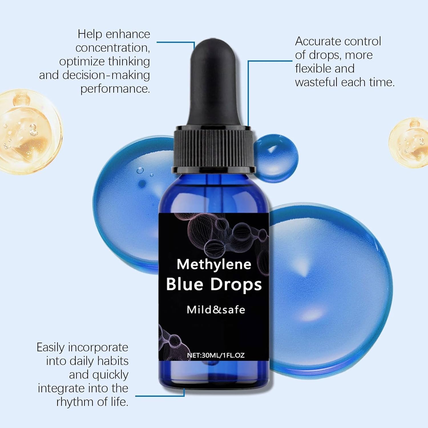 Rulinal Methylene Blue Drops – 30ml | Mild, Safe & Effective Energy + Mitochondrial Support