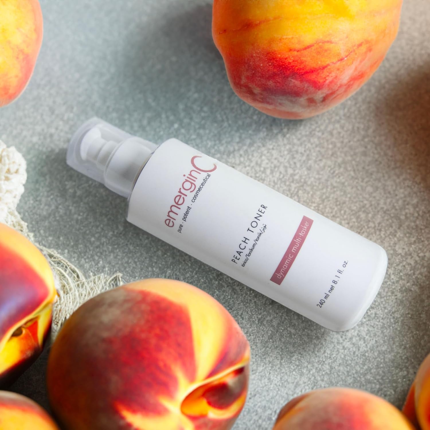 emerginC Peach Toner – 240ml | Refreshing, Hydrating & Pore-Refining