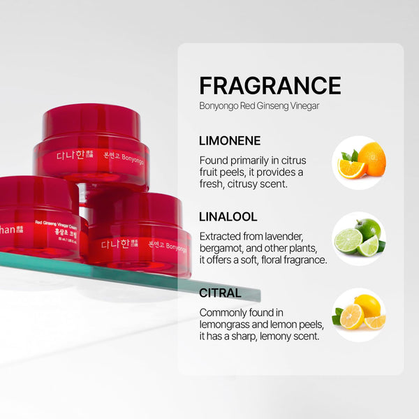 DANAHAN Bonyongo Red Ginseng Vinegar Cream – 55ml | Deeply Hydrating Korean Herbal Anti-Aging Cream for Sensitive Skin